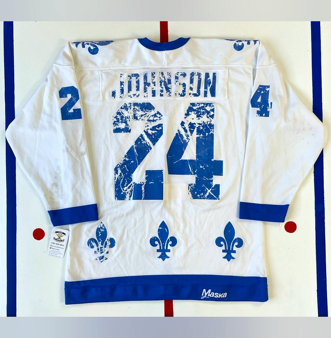 Game worn nhl hockey top jerseys